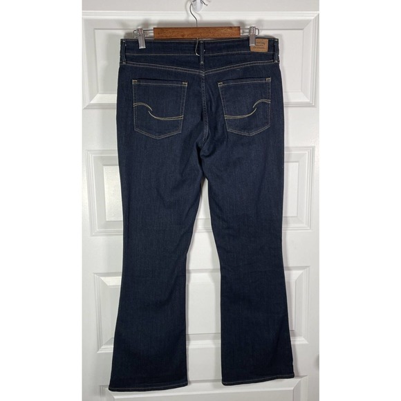 Signature Levi Strauss Mid Rise Bootcut 12 Short W31 L30 Blue Denim Jeans NWOT - Picture 4 of 9